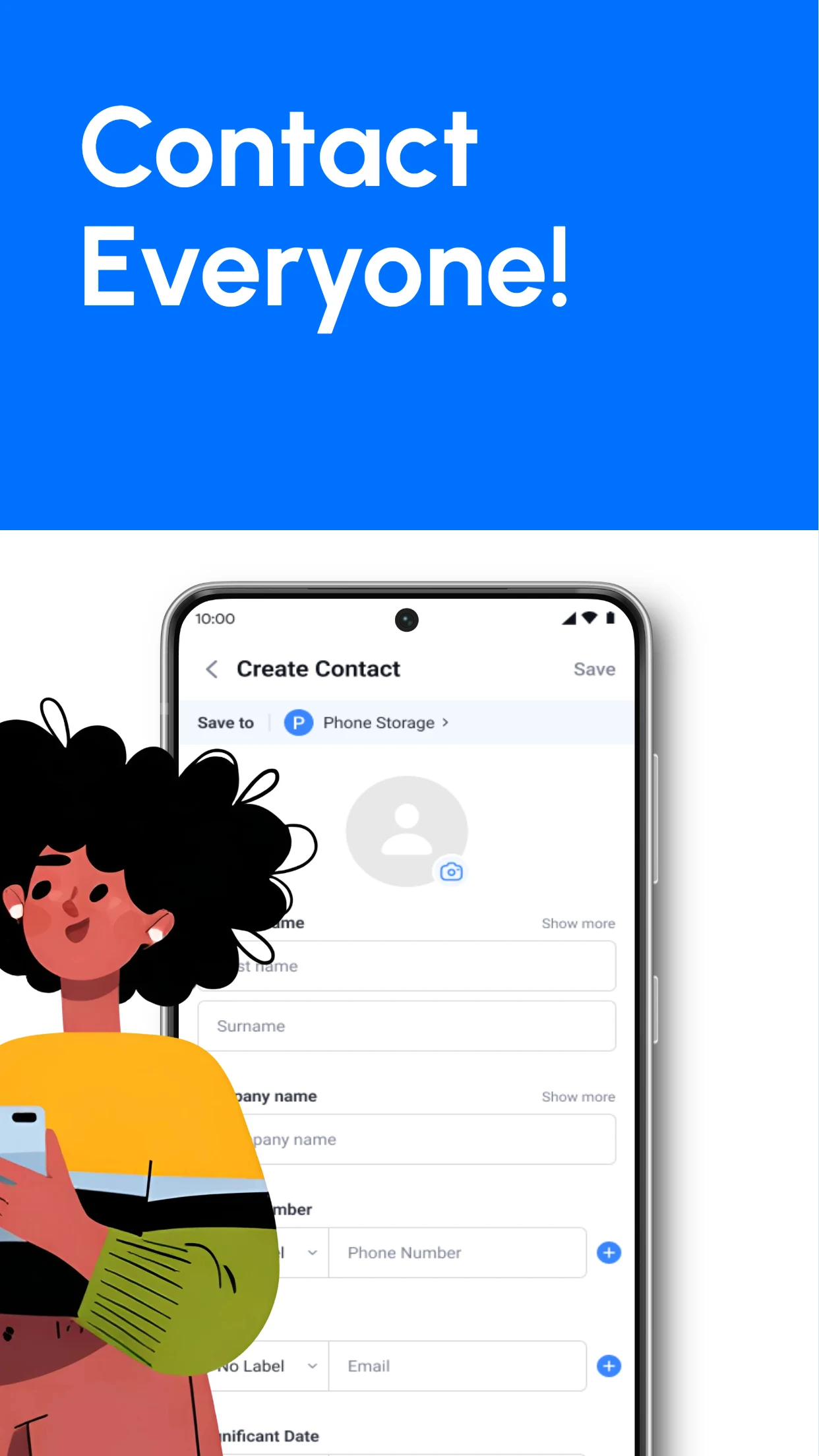 Contacts screenshot